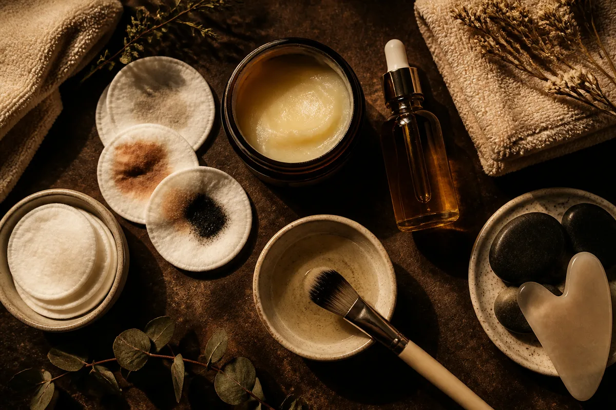 Le soin du visage en cabine, du démaquillage au modelage final